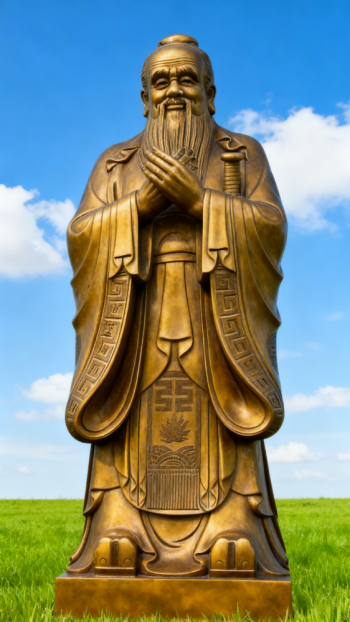 玻璃钢孔子雕塑 (5)