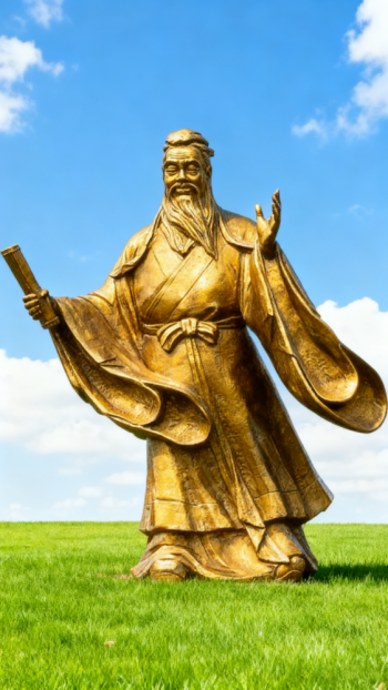 玻璃钢孔子雕塑 (8)