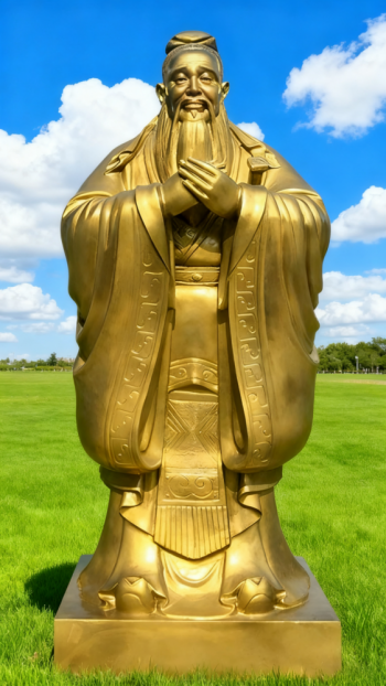 玻璃钢孔子雕塑 (10)