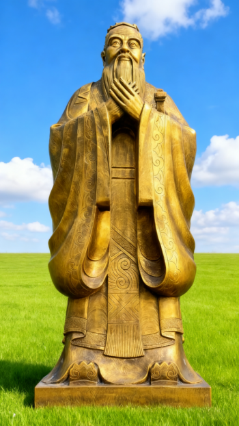 玻璃钢孔子雕塑 (11)