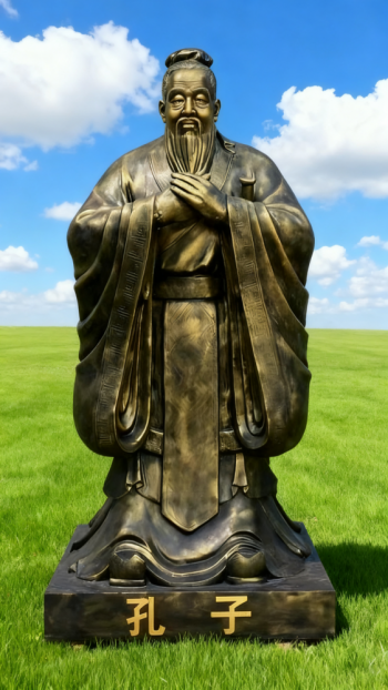 玻璃钢孔子雕塑 (13)