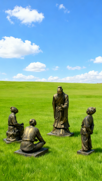 玻璃钢孔子雕塑 (14)