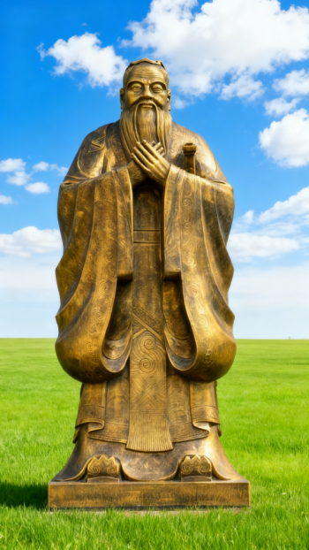 玻璃钢孔子雕塑 (15)
