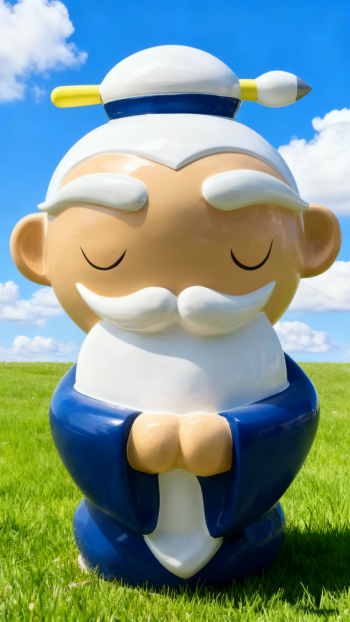 玻璃钢孔子雕塑 (17)