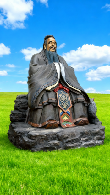 玻璃钢孔子雕塑 (19)