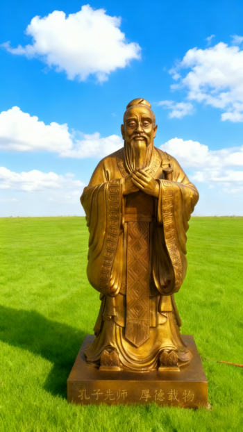 玻璃钢孔子雕塑 (21)