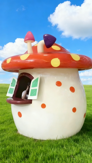 玻璃钢卡通蘑菇屋 (14)