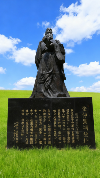 玻璃钢仿铜张仲景雕塑 (8)