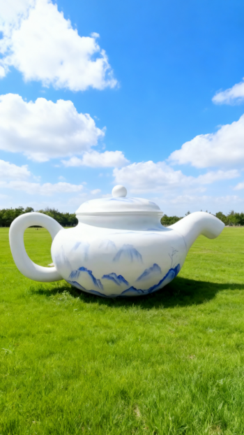玻璃钢茶壶雕塑 (9)