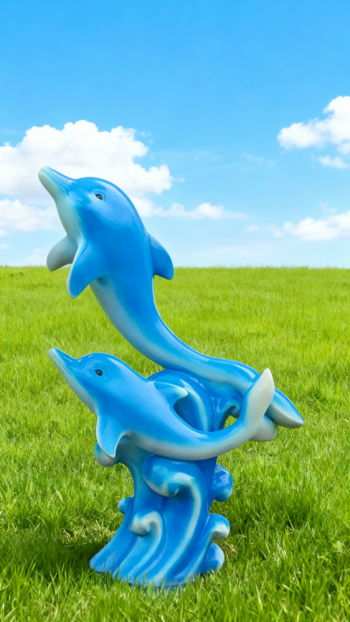 玻璃钢海豚雕塑 (12)