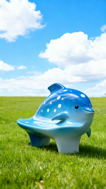 玻璃钢海豚雕塑 (16)