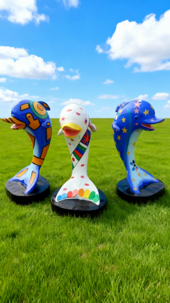 玻璃钢海豚雕塑 (24)