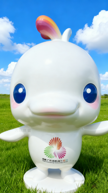 玻璃钢卡通海豚雕塑 (6)