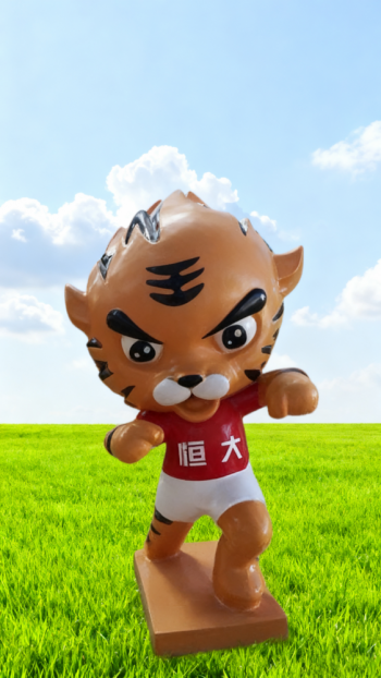 玻璃钢卡通老虎雕塑 (7)