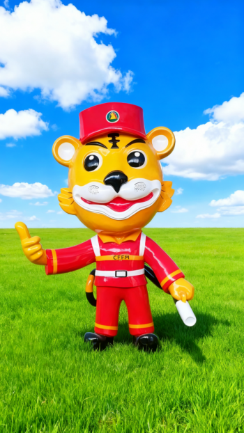 玻璃钢卡通老虎雕塑 (10)