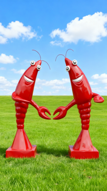 玻璃钢龙虾雕塑 (3)