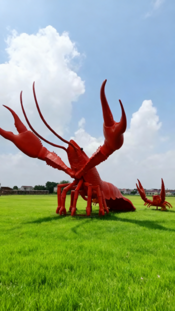 玻璃钢龙虾雕塑 (5)