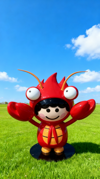 玻璃钢龙虾雕塑 (11)