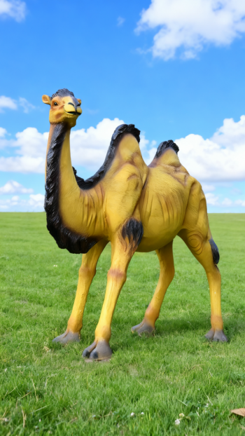 玻璃钢仿真骆驼雕塑 (3)
