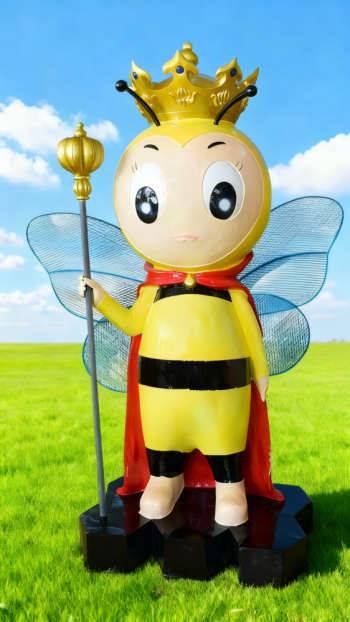 玻璃钢卡通蜜蜂雕塑 (5)