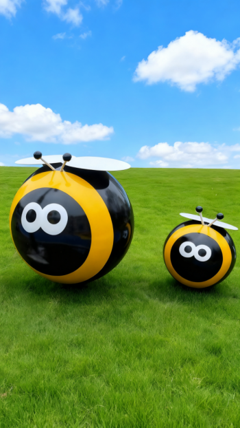 玻璃钢卡通蜜蜂雕塑 (17)