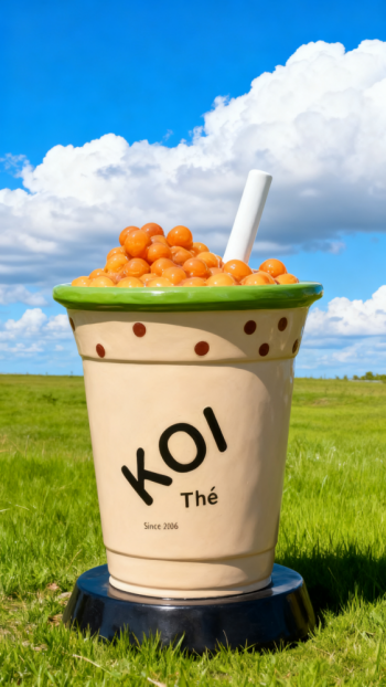 玻璃钢仿真奶茶杯雕塑 (7)