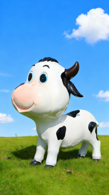 玻璃钢奶牛雕塑 (13)