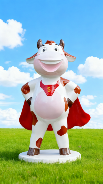 玻璃钢奶牛雕塑 (16)