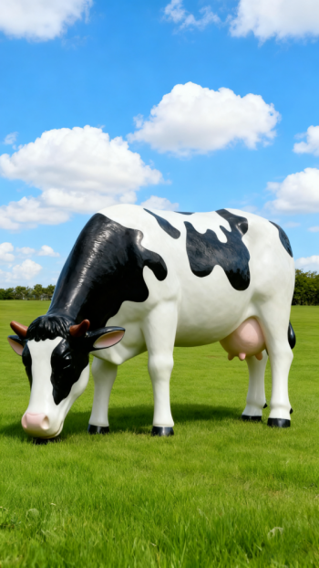 玻璃钢奶牛雕塑 (18)
