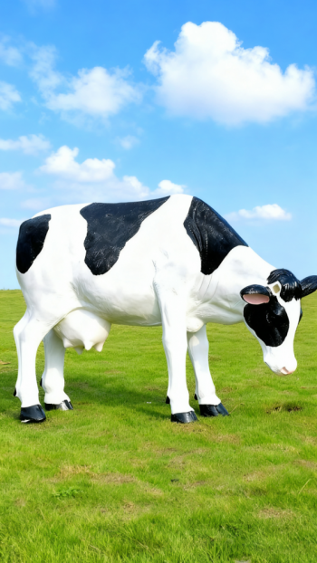 玻璃钢奶牛雕塑 (20)