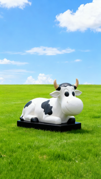 玻璃钢奶牛雕塑 (22)