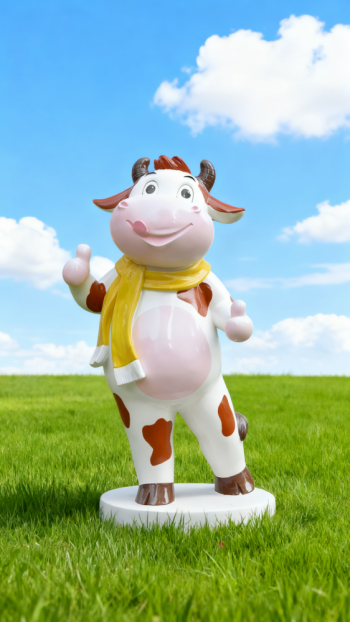 玻璃钢奶牛雕塑 (24)