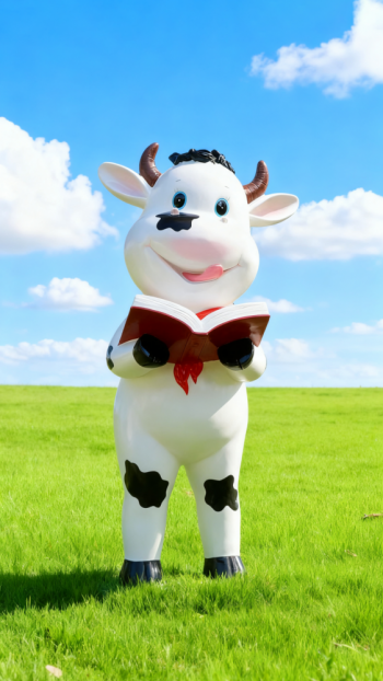 玻璃钢奶牛雕塑 (29)