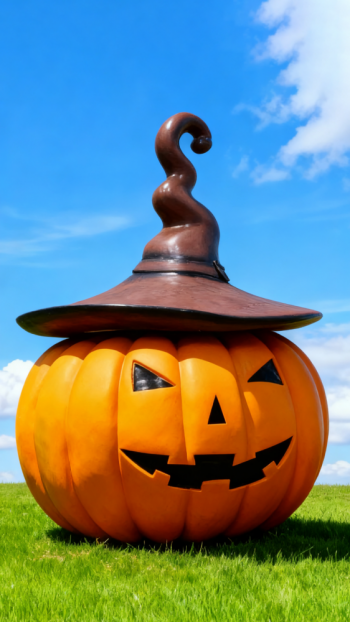 玻璃钢南瓜雕塑 (2)