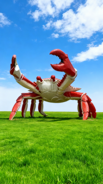 玻璃钢螃蟹雕塑 (3)