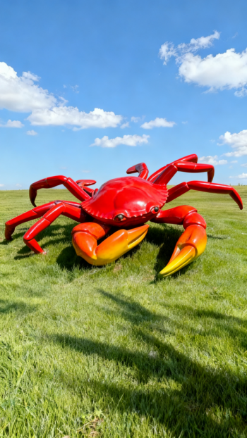玻璃钢螃蟹雕塑 (4)