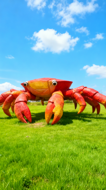 玻璃钢螃蟹雕塑 (5)