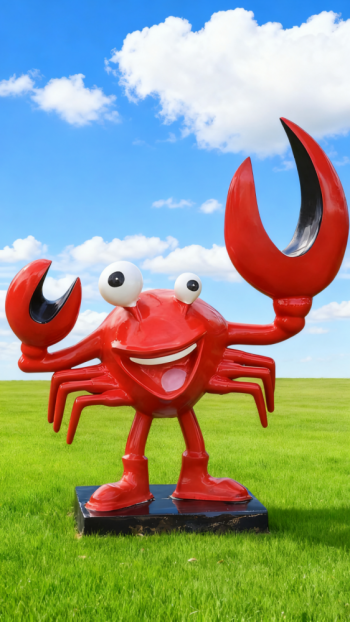 玻璃钢螃蟹雕塑 (6)