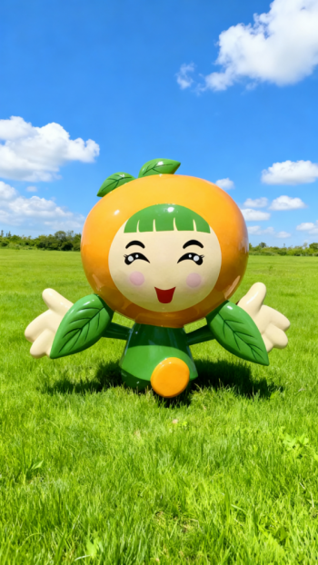 玻璃钢苹果雕塑 (9)