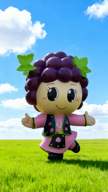 玻璃钢葡萄雕塑 (2)