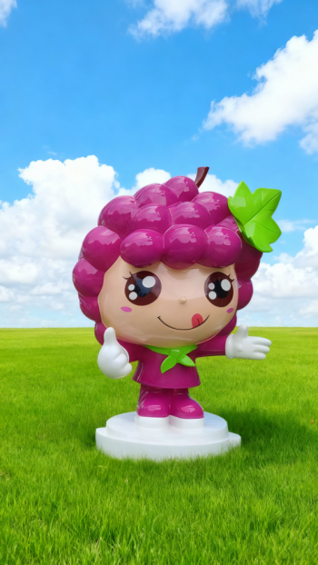 玻璃钢葡萄雕塑 (3)