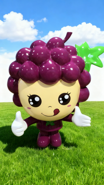 玻璃钢葡萄雕塑 (4)