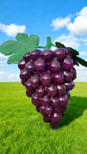 玻璃钢葡萄雕塑 (10)