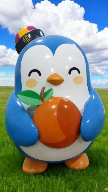 玻璃钢企鹅雕塑 (3)