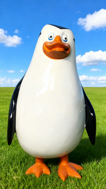 玻璃钢企鹅雕塑 (4)