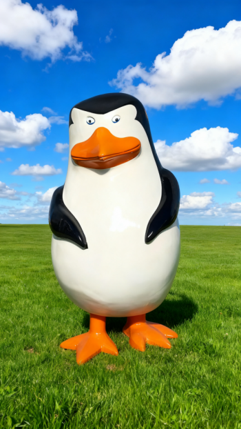 玻璃钢企鹅雕塑 (6)