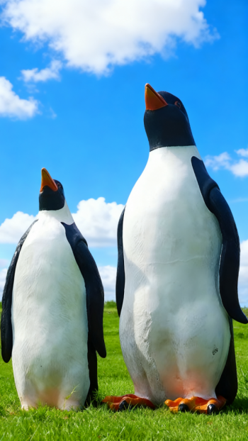 玻璃钢企鹅雕塑 (14)