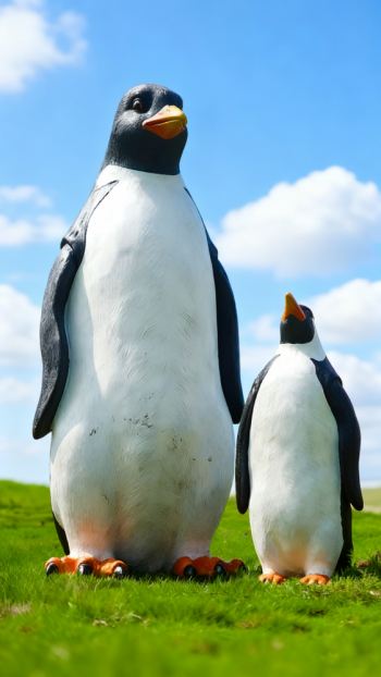 玻璃钢企鹅雕塑 (15)