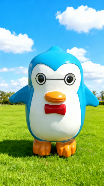 玻璃钢企鹅雕塑 (17)