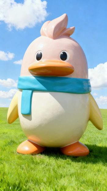 玻璃钢企鹅雕塑 (19)